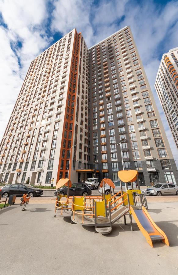 Лучшие Апартаменты В Жк Seven Днепровская Набережная Осокорки Kiev Buitenkant foto